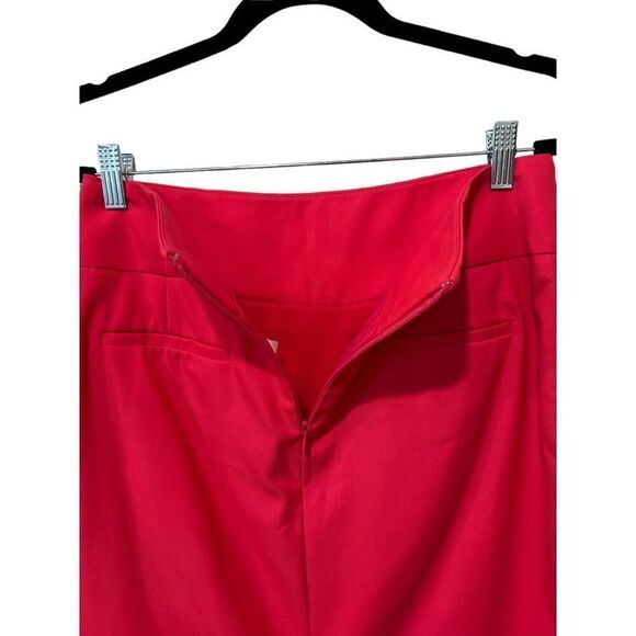 J. Crew Wool Stretch Lined Back Zip Straight Pencil Skirt Fuchsia Pink Size 4 - Picture 7 of 12